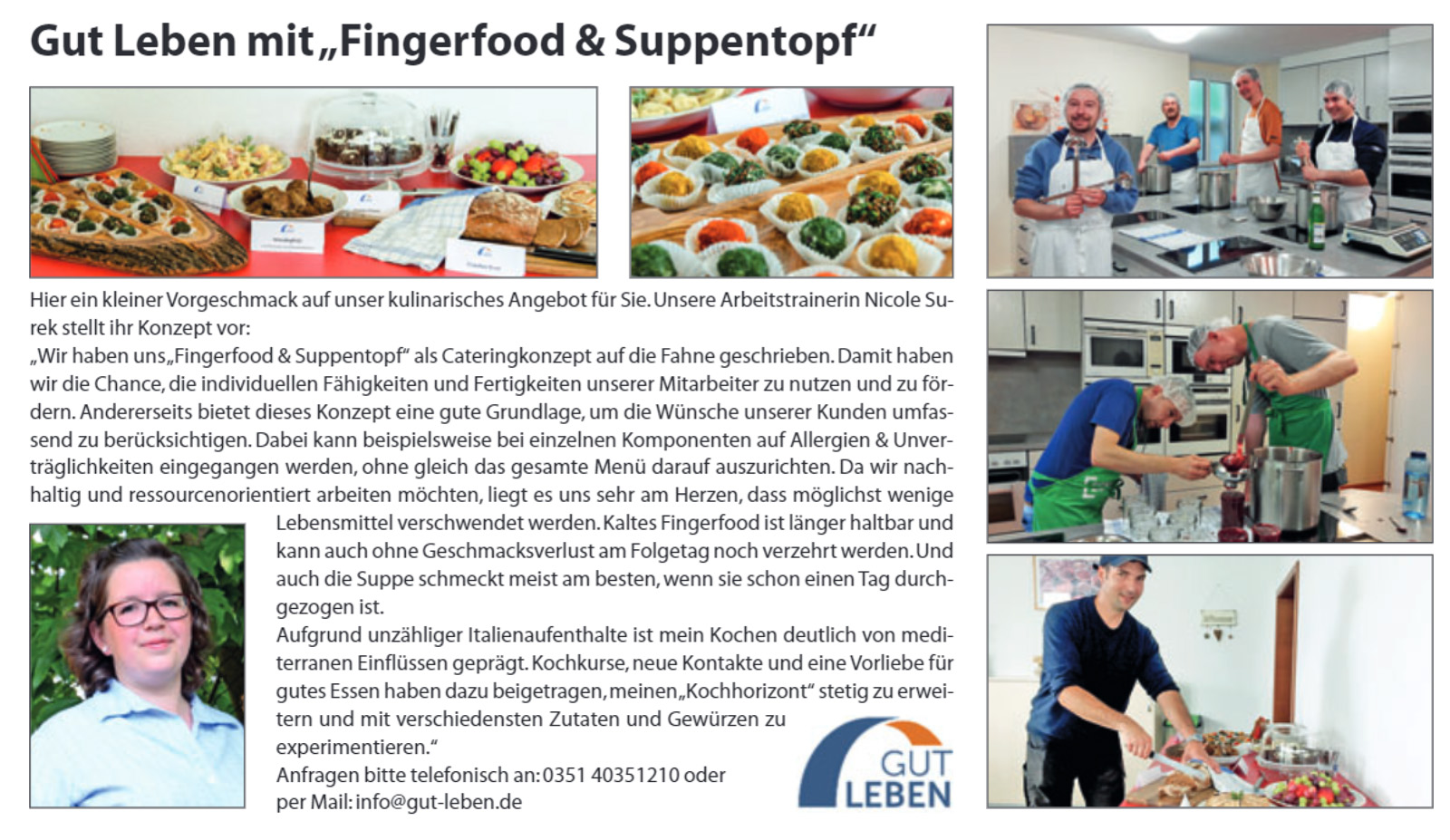 Gut Leben mit "Fingerfood & Suppentopf"