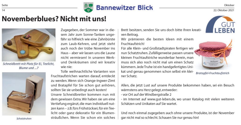 Bannewitzer Blick 10/2021